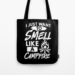 Campfire Starter Cooking Grill Stories Camping Tote Bag