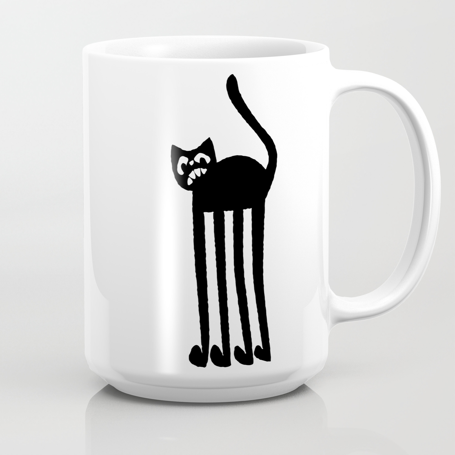 Catty Long Legs Coffee Mug By Artforanimals Society6