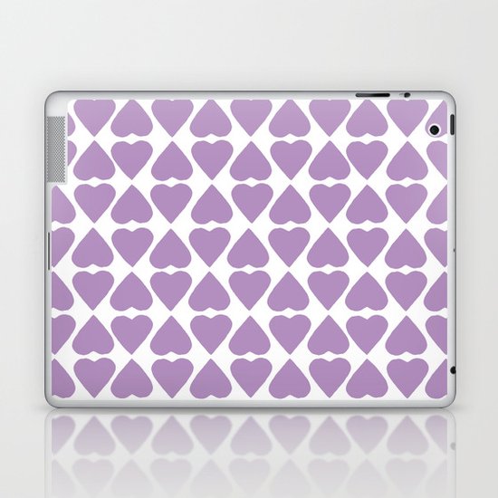 Diamond Hearts Repeat O Laptop & iPad Skin
