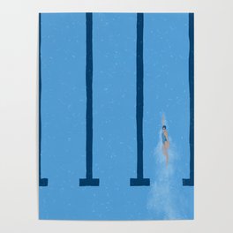 Swimming Is Life Poster