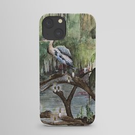 Mr. Blue Heron The Swamp Gatekeeper iPhone Case