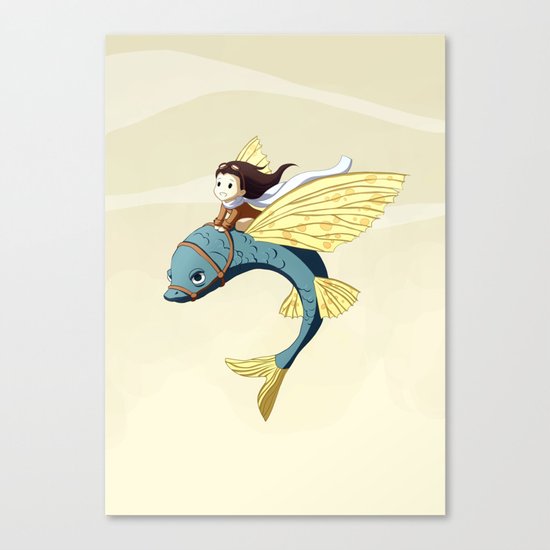 Flying Fish Canvas Print