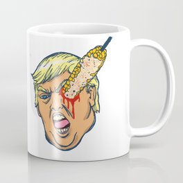 trump eats elote. Coffee Mug