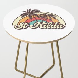 St Kilda beach city Side Table
