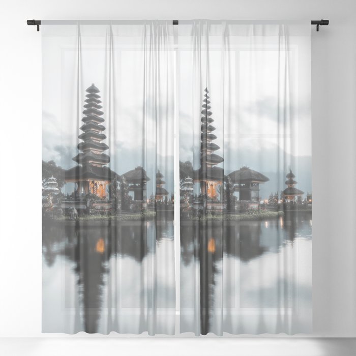 Bali Temple Sheer Curtain