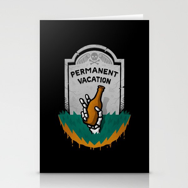 Permanent Vacation Stationery Cards