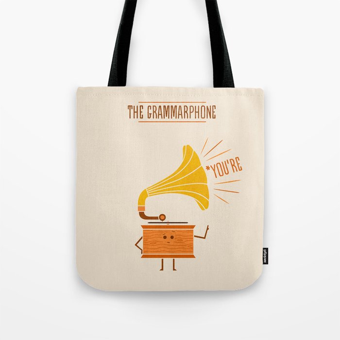 Grammarphone Tote Bag