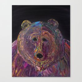 Grizzly Stare Canvas Print