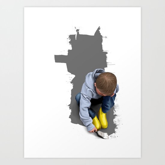 To Live with No Thought for the Future Art Print