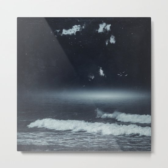 Horizon Glow Metal Print