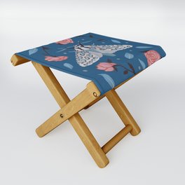Silver-Spotted Tiger Moth Folding Stool