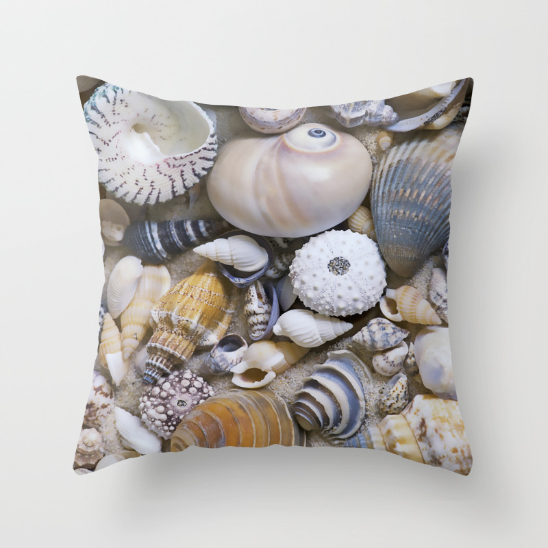 Sea Shell Collection Throw Pillow By Lebensartphotography Society6