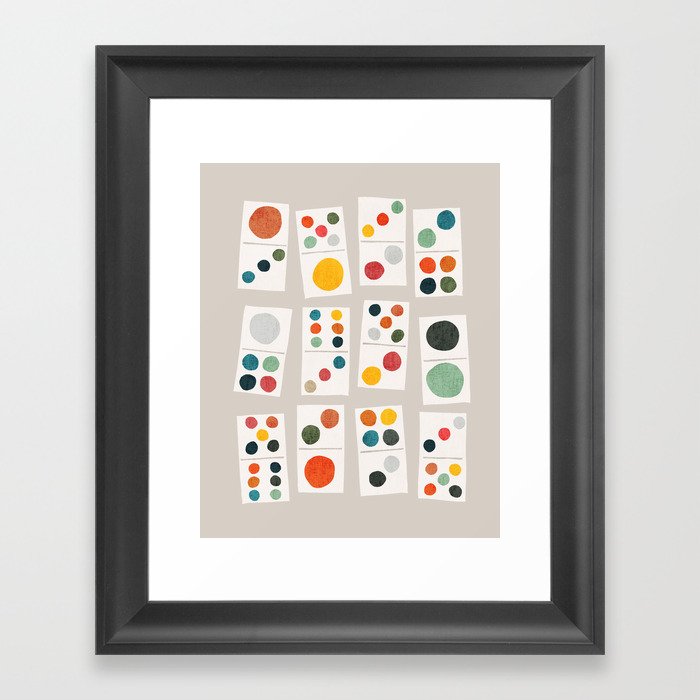 Domino Framed Art Print