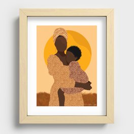 A Mothers Love Recessed Framed Print