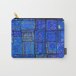 V2 Calm Blue Traditional Moroccan Cloth Texture. Carry-All Pouch | Design, Craft, Calm, Relax, Home, Colors, Texture, Diy, Cool, Moroccan 