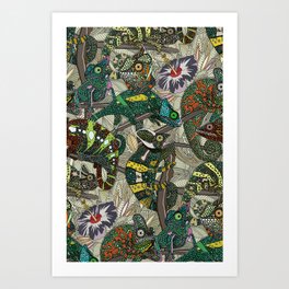 chameleons Art Print