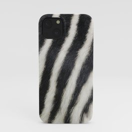 Zebra print iPhone Case