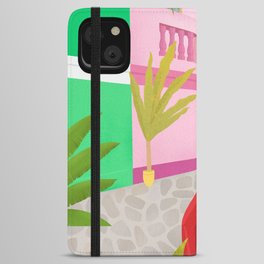 Tropical Girl iPhone Wallet Case