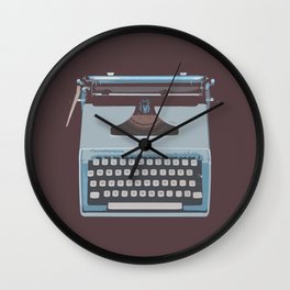 Remington Typewriter Wall Clock
