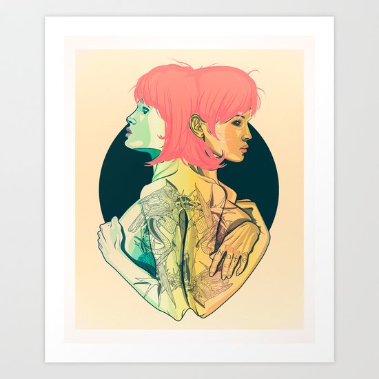Haters Art Print