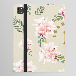 Isabelle with flowers  iPad Folio Case