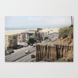 Scenic Santa Monica vista Canvas Print