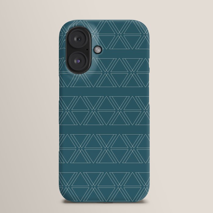 iPhone・スマホケース Society6 Rhino Patchwork Pattern - emerald & blue by Micklyn Society6 Rhino Patchwork Pattern - emerald & blue by Micklyn