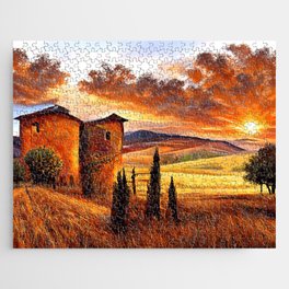 Landscapes of Tuscany Jigsaw Puzzle