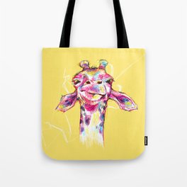 Wonky Giraffe Tote Bag