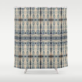 Vintage Shibori Eight Shower Curtain
