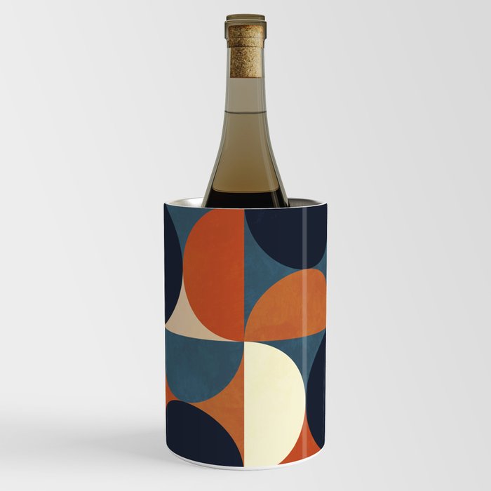 mid century abstract shapes fall winter 1 Wine Chiller