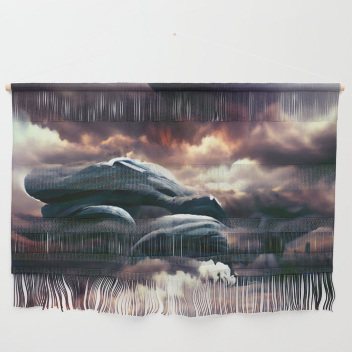 Scary Clouds Wall Hanging