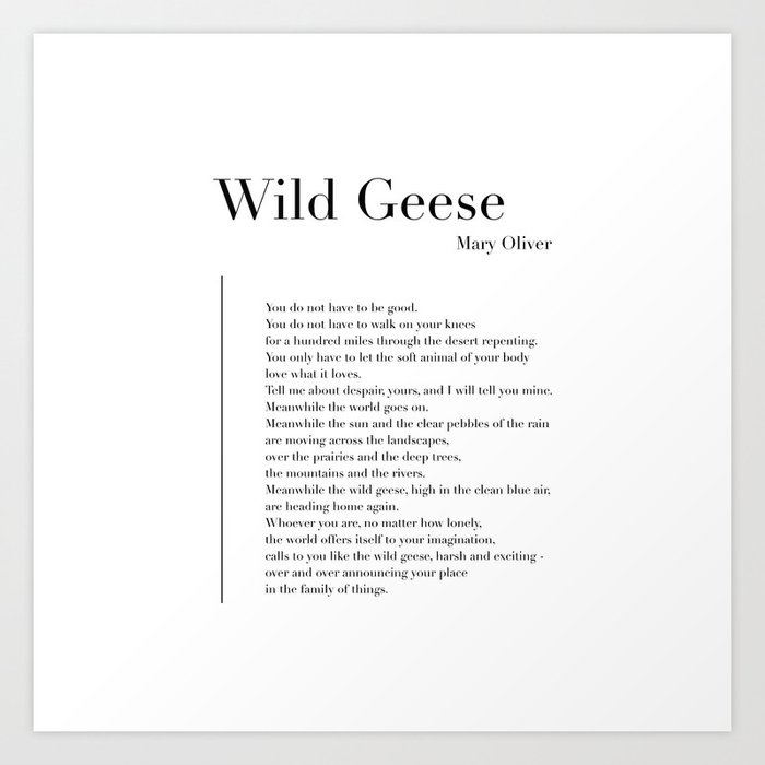 Wild Geese Art Print by Wise Magpie Prints | Society6
