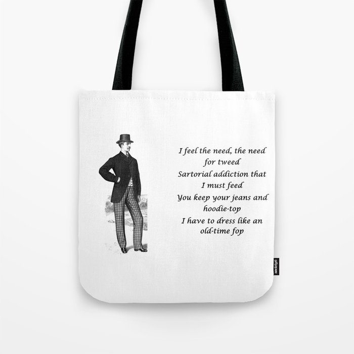 tweed tote