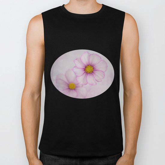 Pink Cosmos Biker Tank