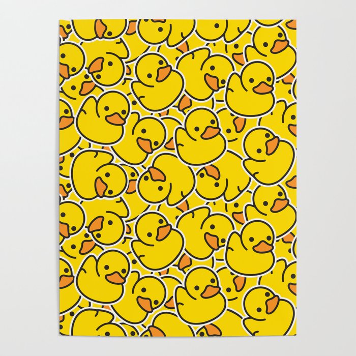 Rubber Duckies Poster