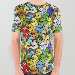 Too Many Birds!™ Bird Squad Classic All Over Graphic Tee