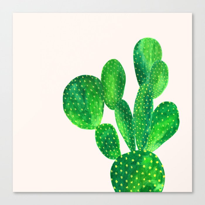 Bunny ears cactus Canvas Print