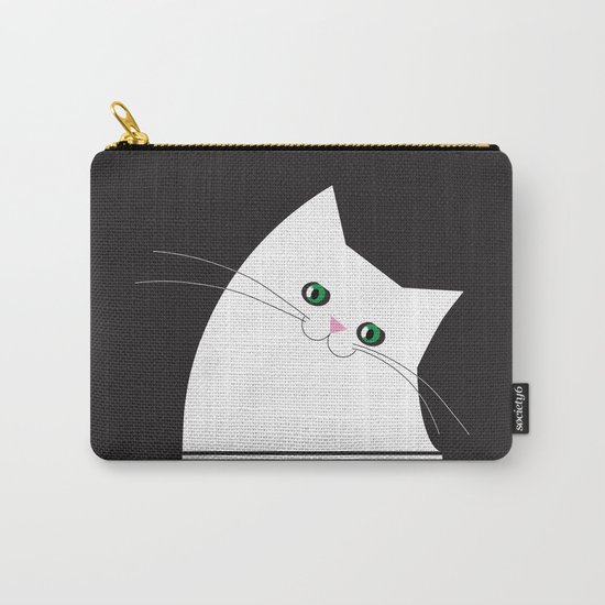 White Cat of Lisa Carry-All Pouch