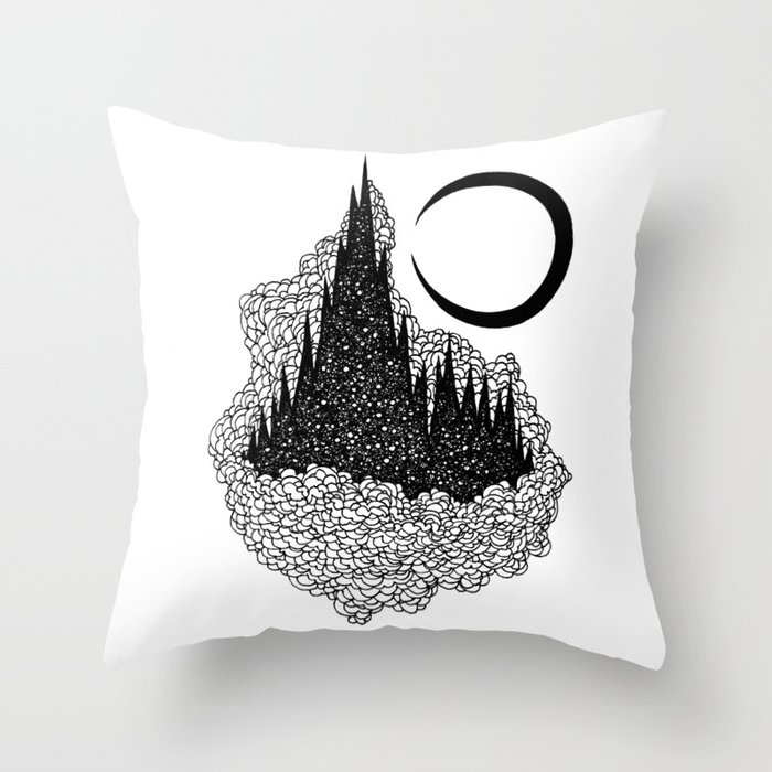 Star Towers Throw Pillow