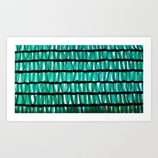 green texture Art Print