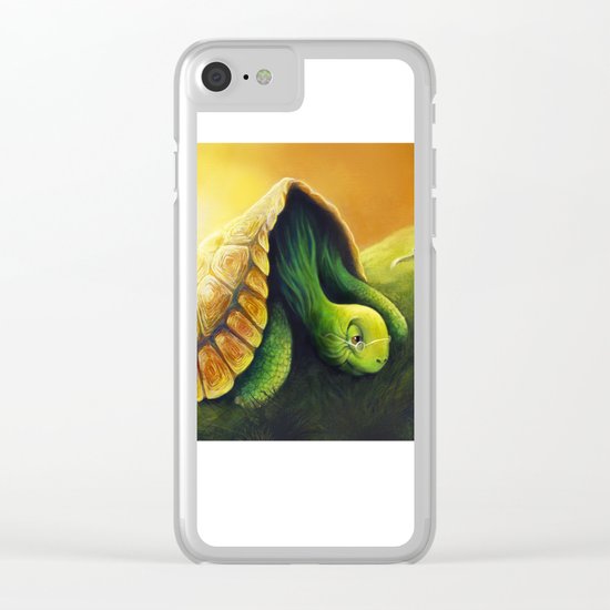 Tortoise and the Hare Clear iPhone Case
