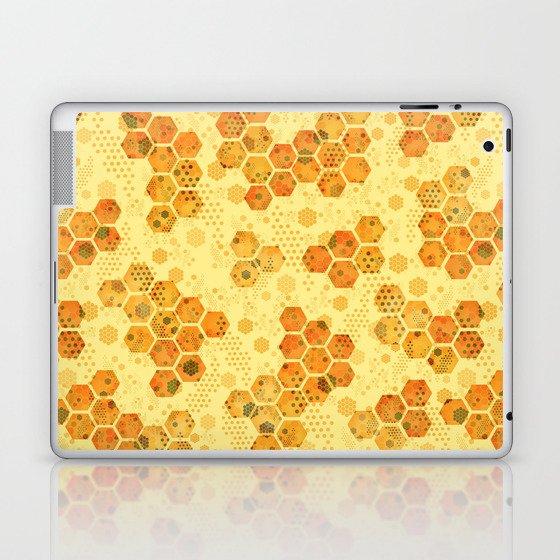 Honey Pattern Design Laptop & iPad Skin