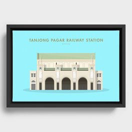 Tanjong Pagar Railway Station, Singapore [Building Singapore] Framed Canvas