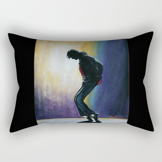 MJ move Rectangular Pillow