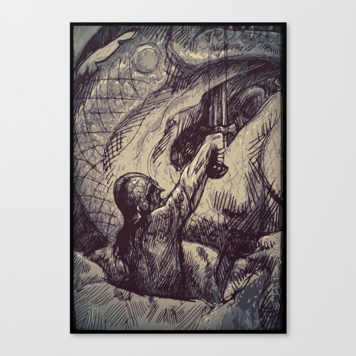 Dragonslayer Canvas Print