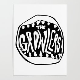 the growlers logo tour 2020 ngamein Poster