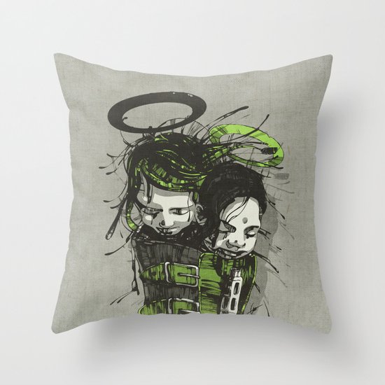 Big Sleep II. Throw Pillow