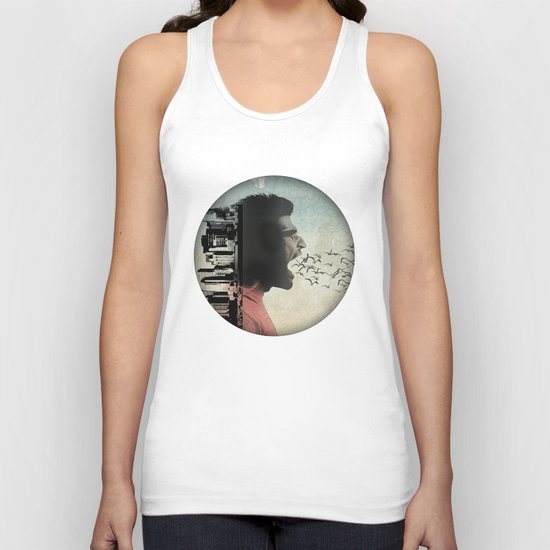 the sound of birds Unisex Tank Top