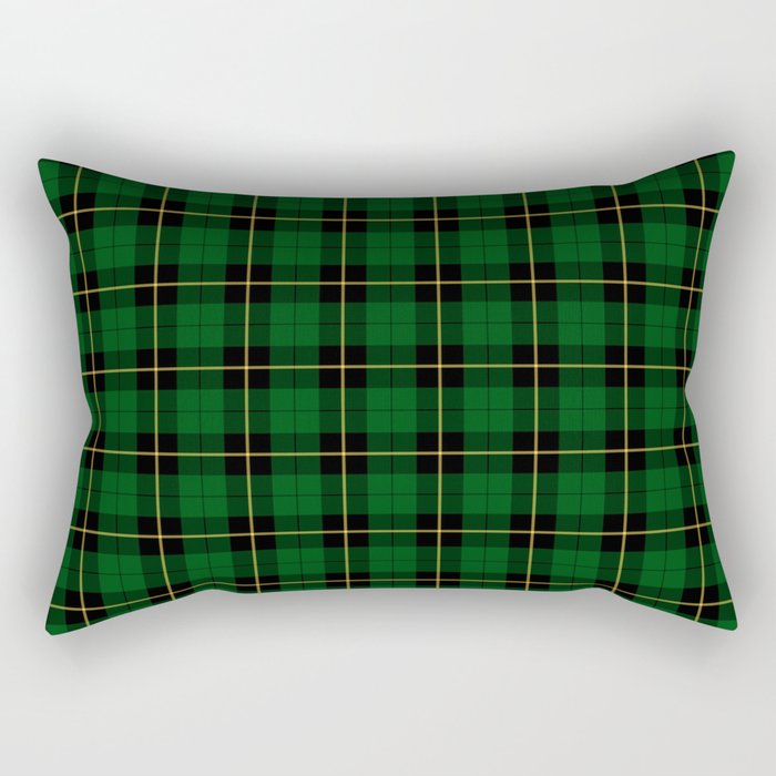 Clan Wallace Hunting Tartan Rectangular Pillow